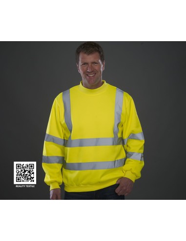 Y-HVJ510-Hi-Vis Sweatshirt